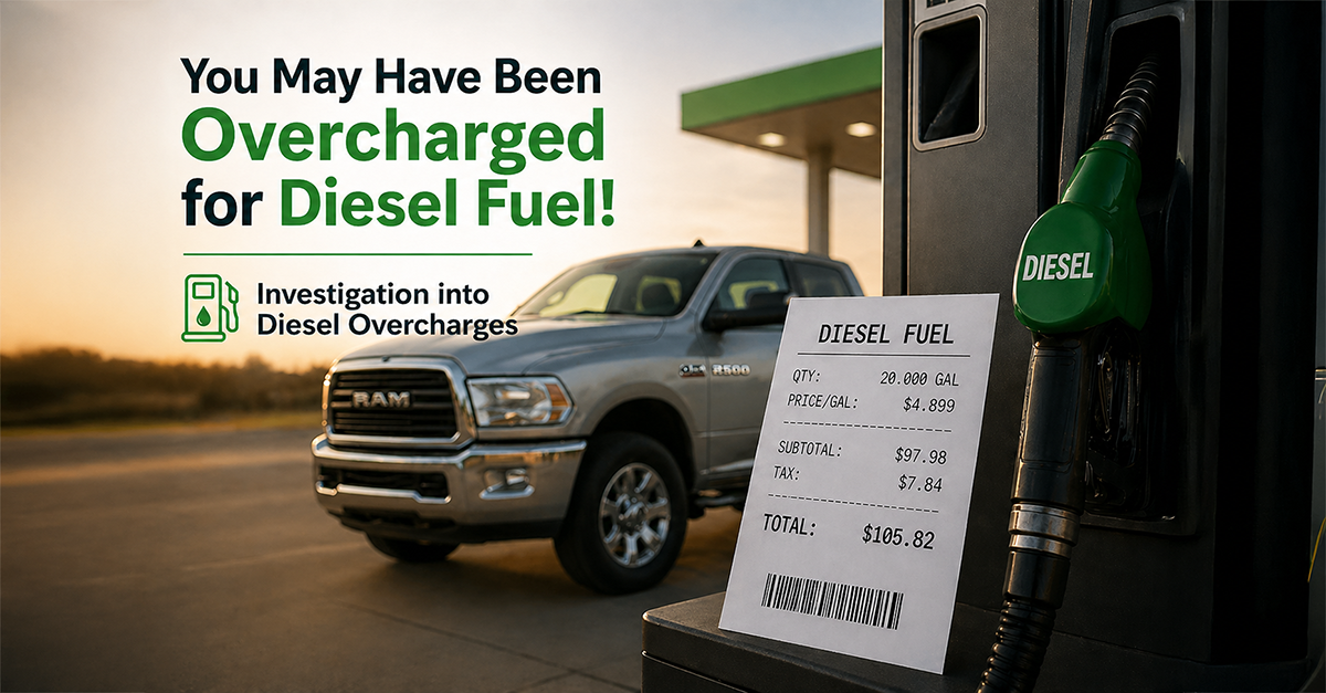 Dynamis LLP Facebook ad: Diesel Lawsuit Investigation