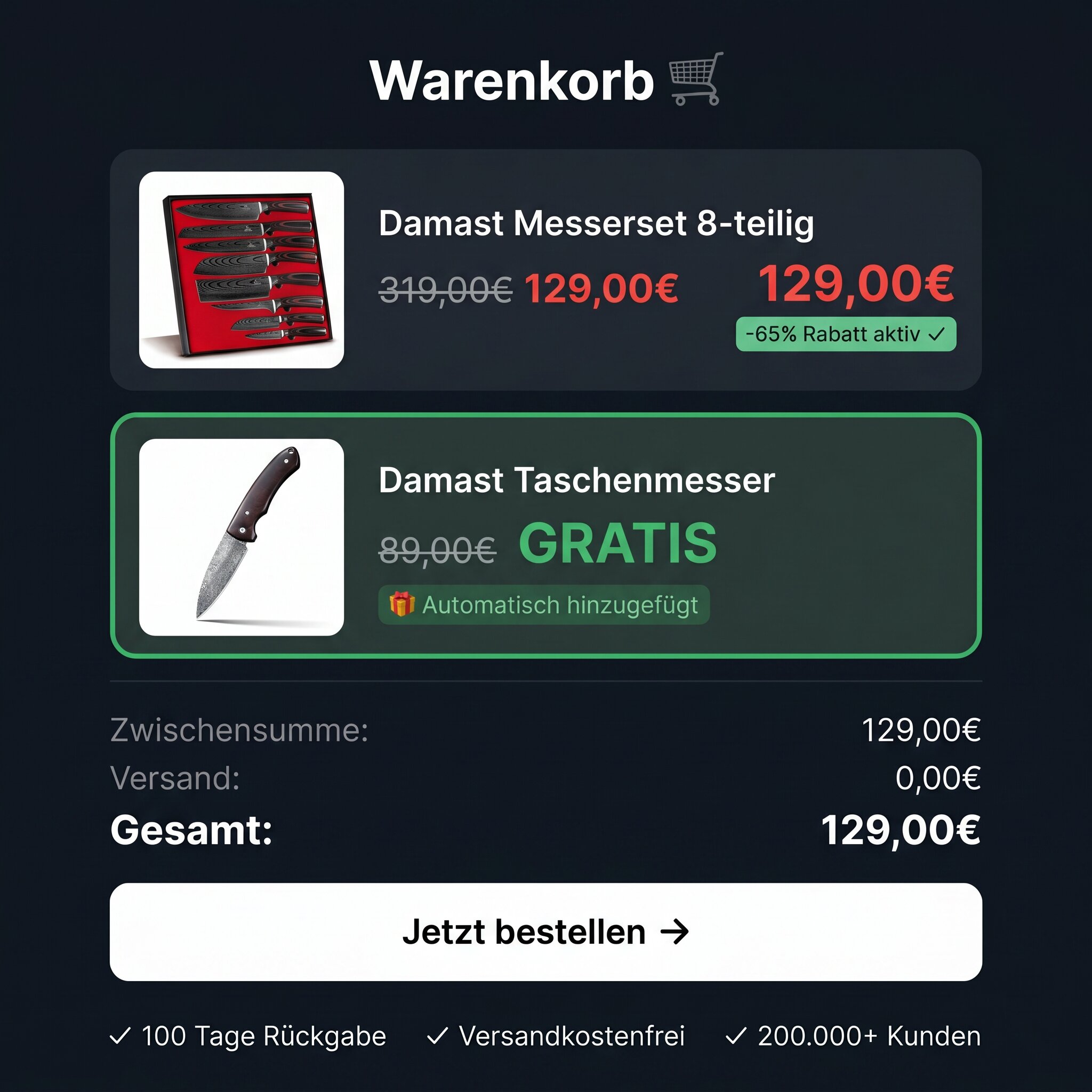 Küchenkompane Facebook ad