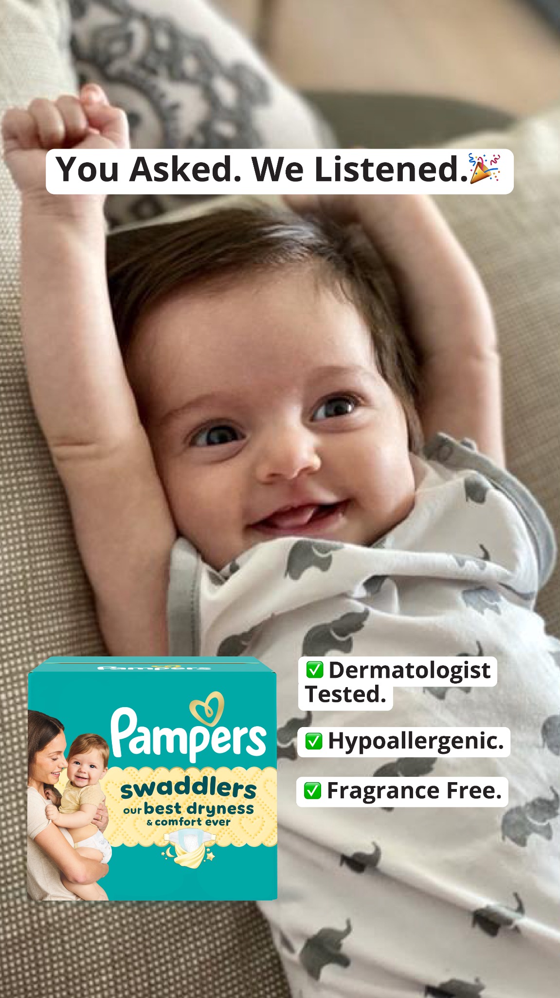 Pampers Facebook ad from Jun 18, 2026
