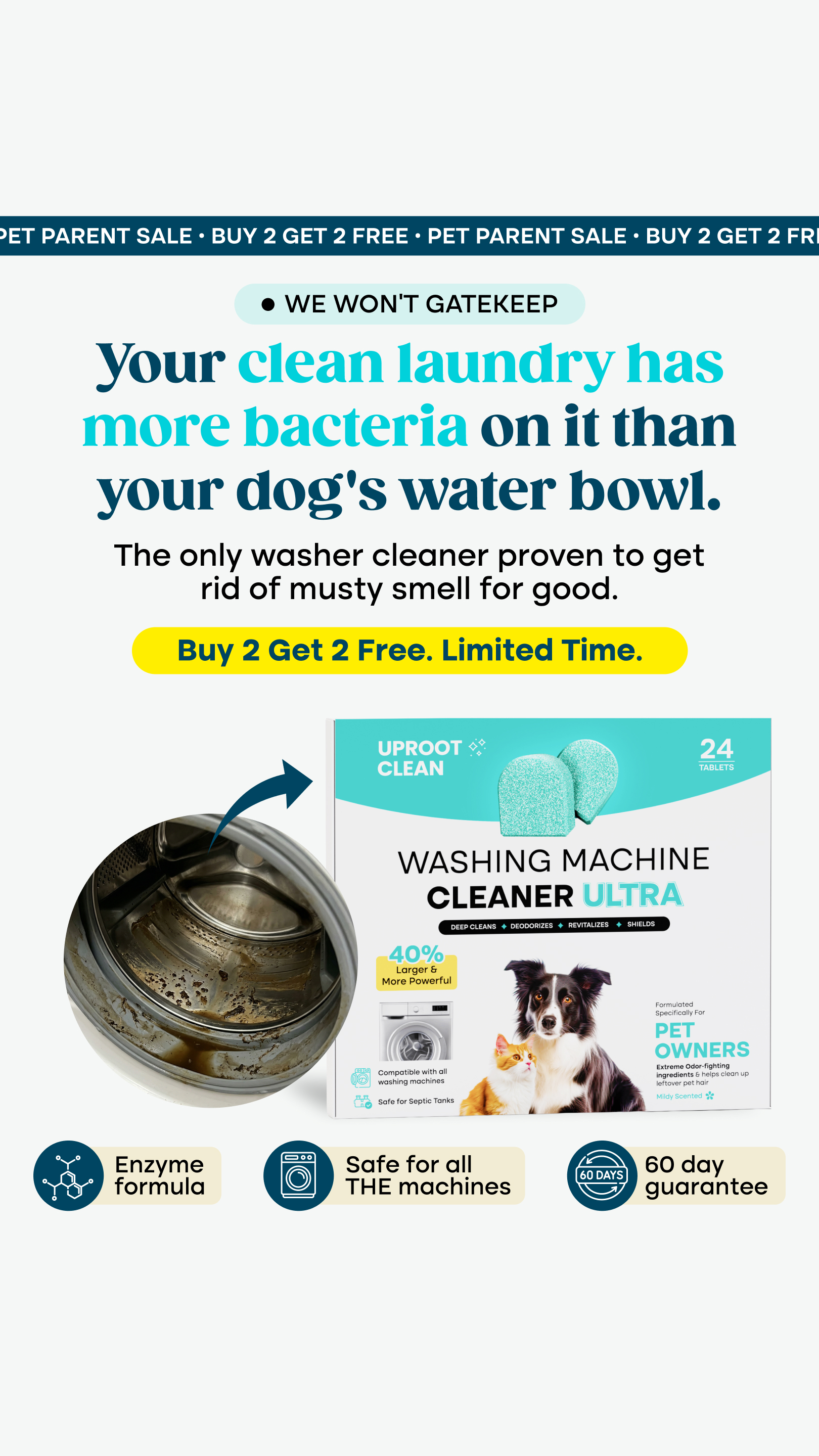 Uproot Clean Facebook ad