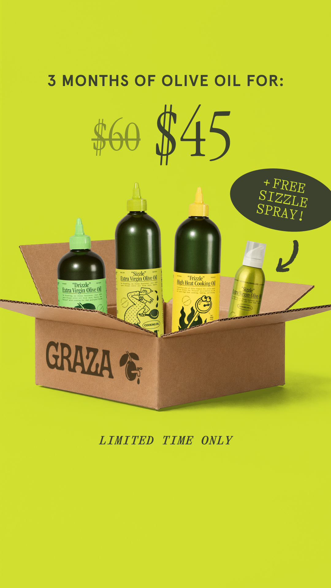 Graza Facebook ad: Limited Time Only
