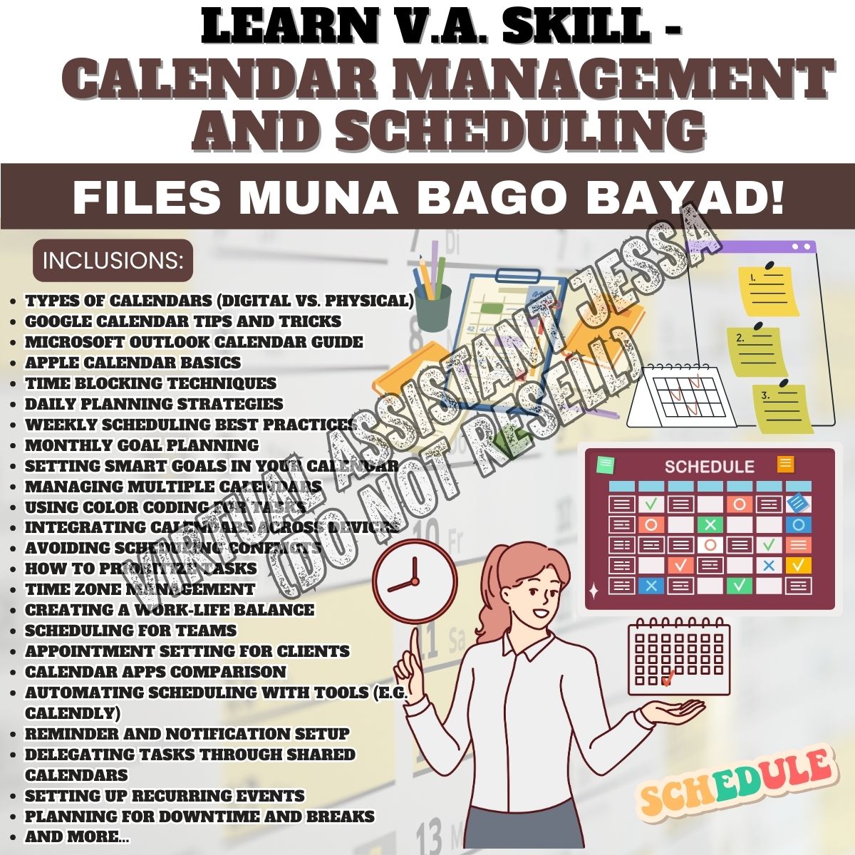 VA Assistant Jessa Facebook ad: Gusto mo bang mag-level up online habang nasa…