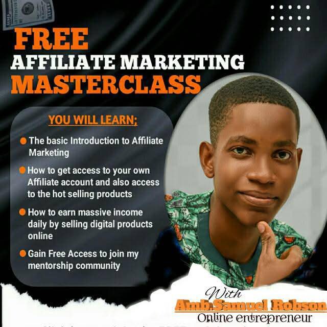 Coach Samuel Robson Facebook ad: Chat on messenger