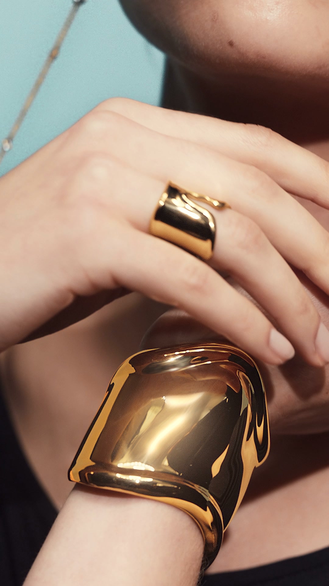 Tiffany & Co. Facebook ad: A groundbreaking jewelry innovation, Bone cuffs by Elsa…
