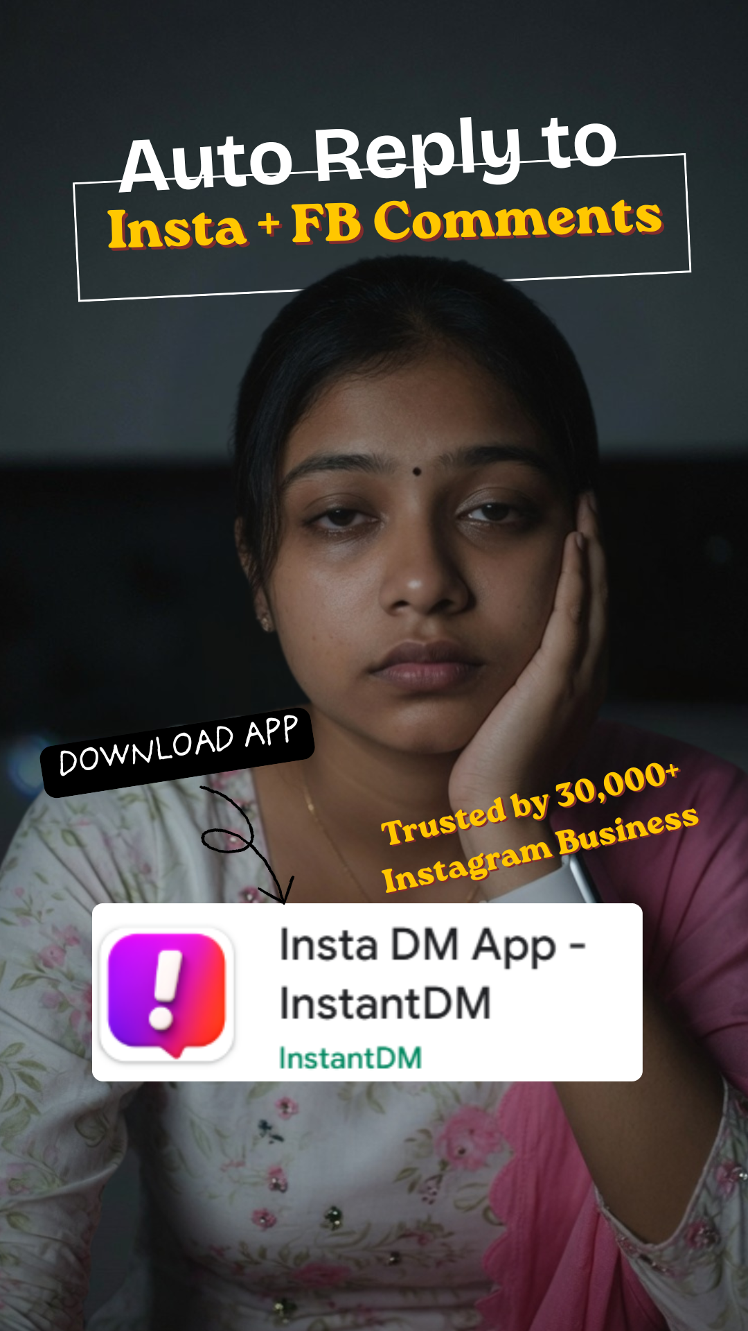 Instantdm Facebook ad