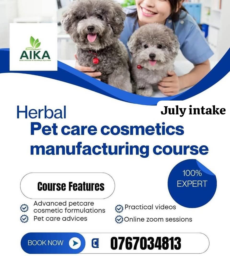 Aika Kandy Facebook ad: Herbal Pet Care Cosmetics පාඨමාලාව