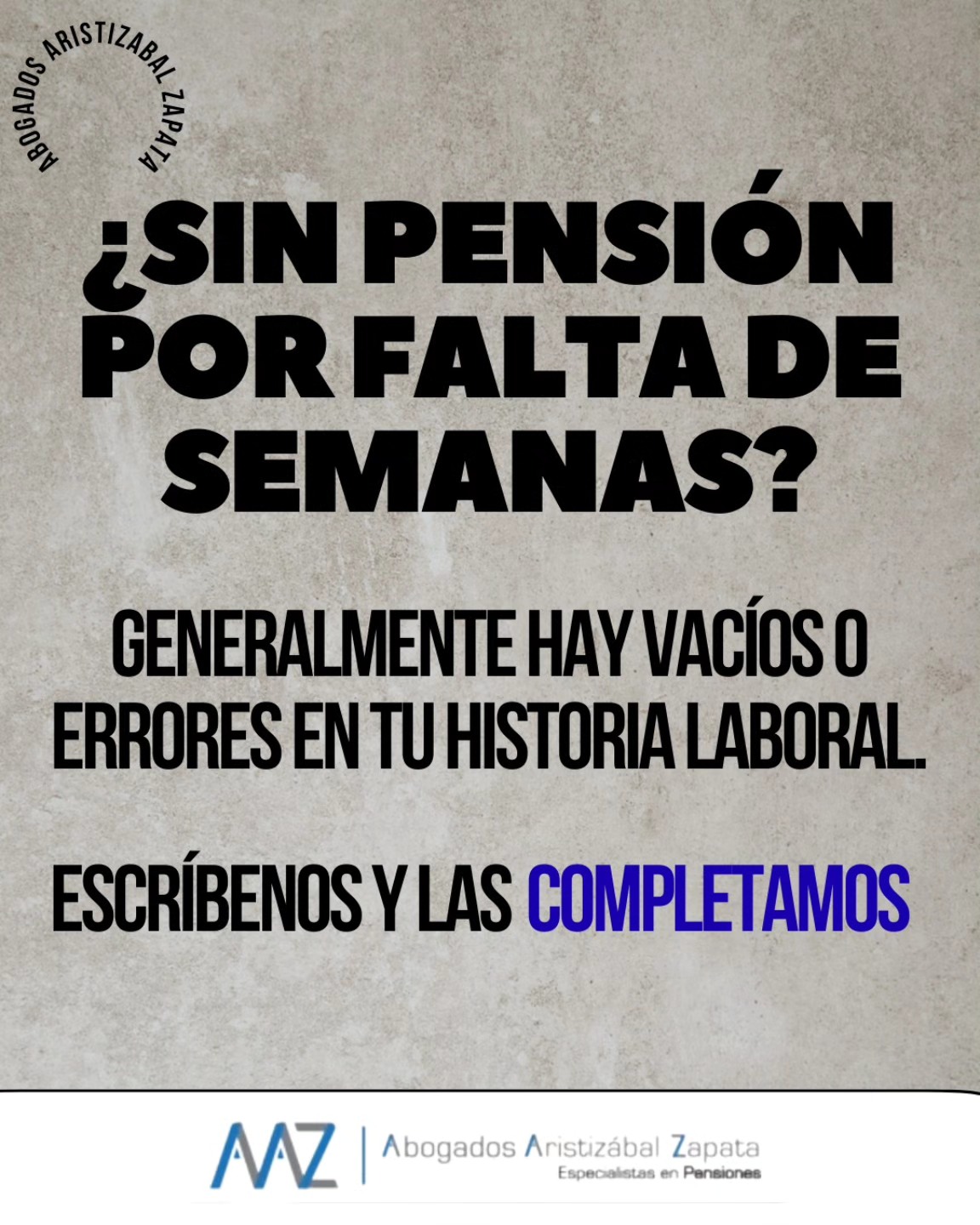 AAZ Abogados Pensiones Facebook ad