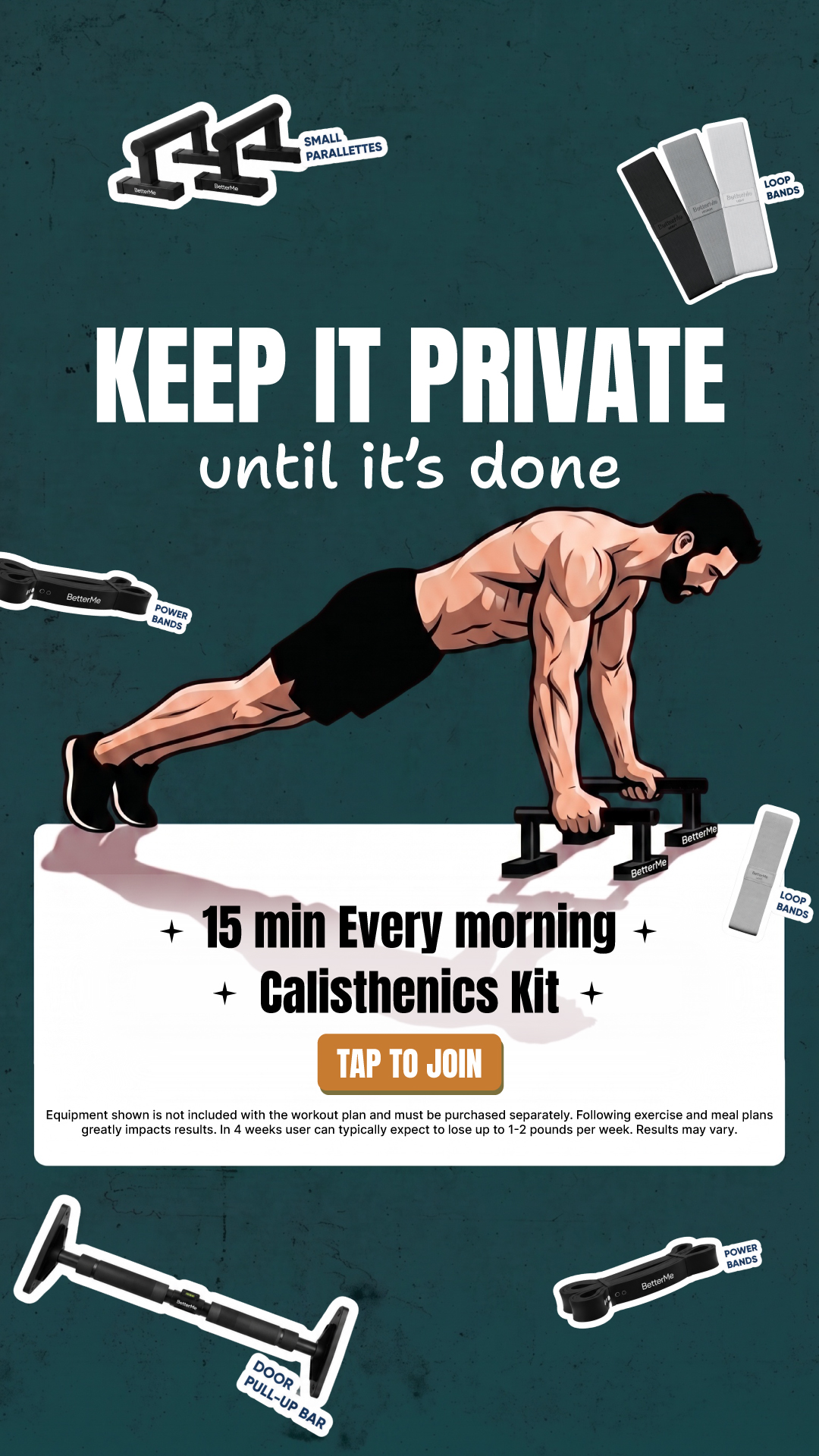 BetterMe Men Facebook ad