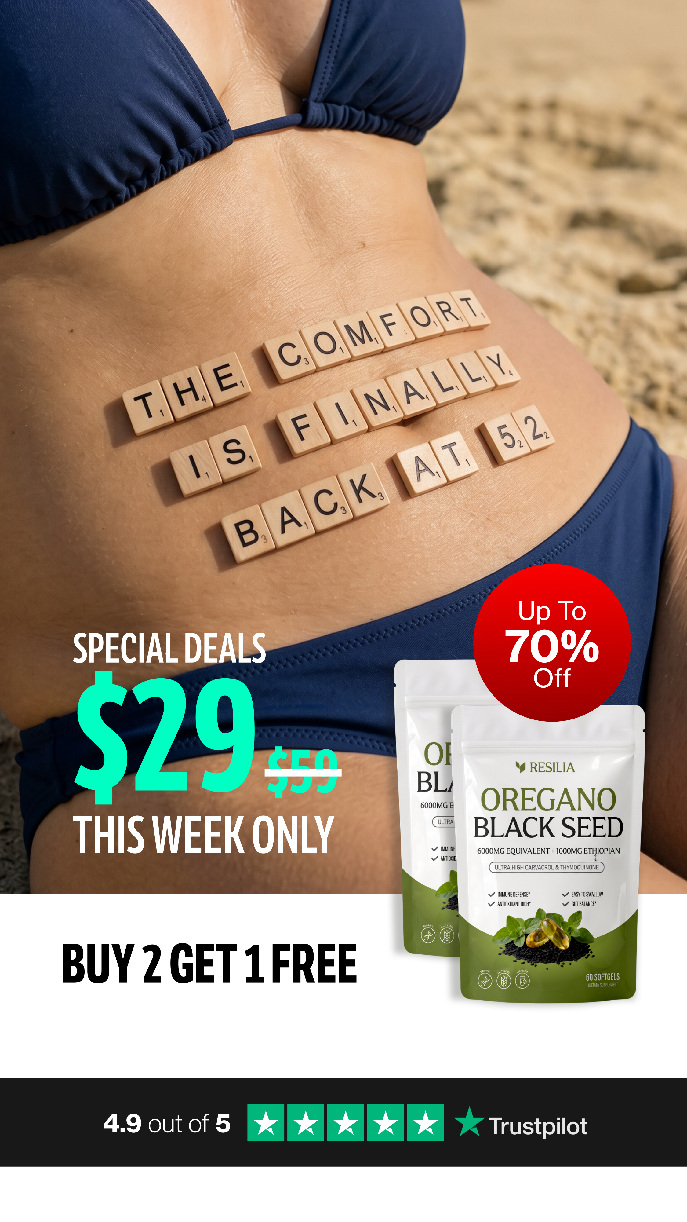 The Immune Brief Facebook ad: The Daily Softgels Hundreds of Thousands Swear By.