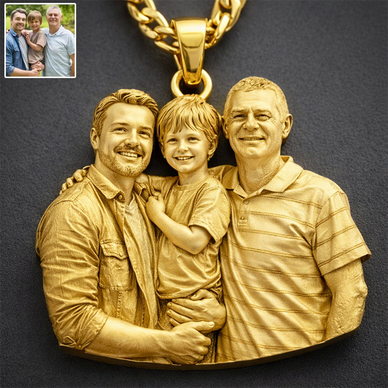Uiror.com Facebook ad: Turn Your Love Into a Necklace