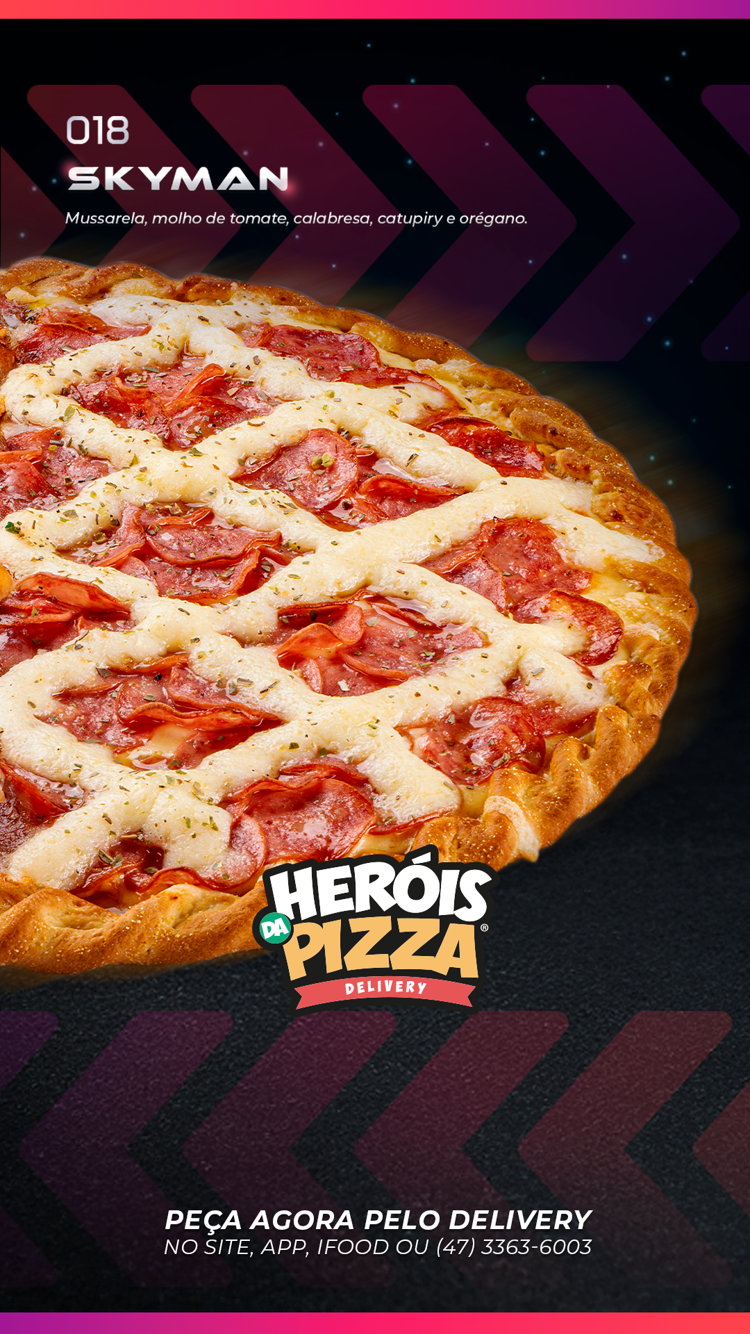 Heróis da Pizza - Delivery Facebook ad