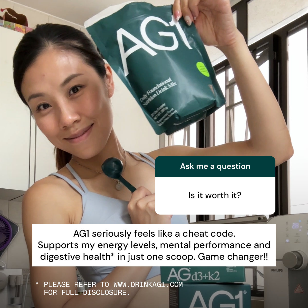 AG1 by Athletic Greens Facebook ad
