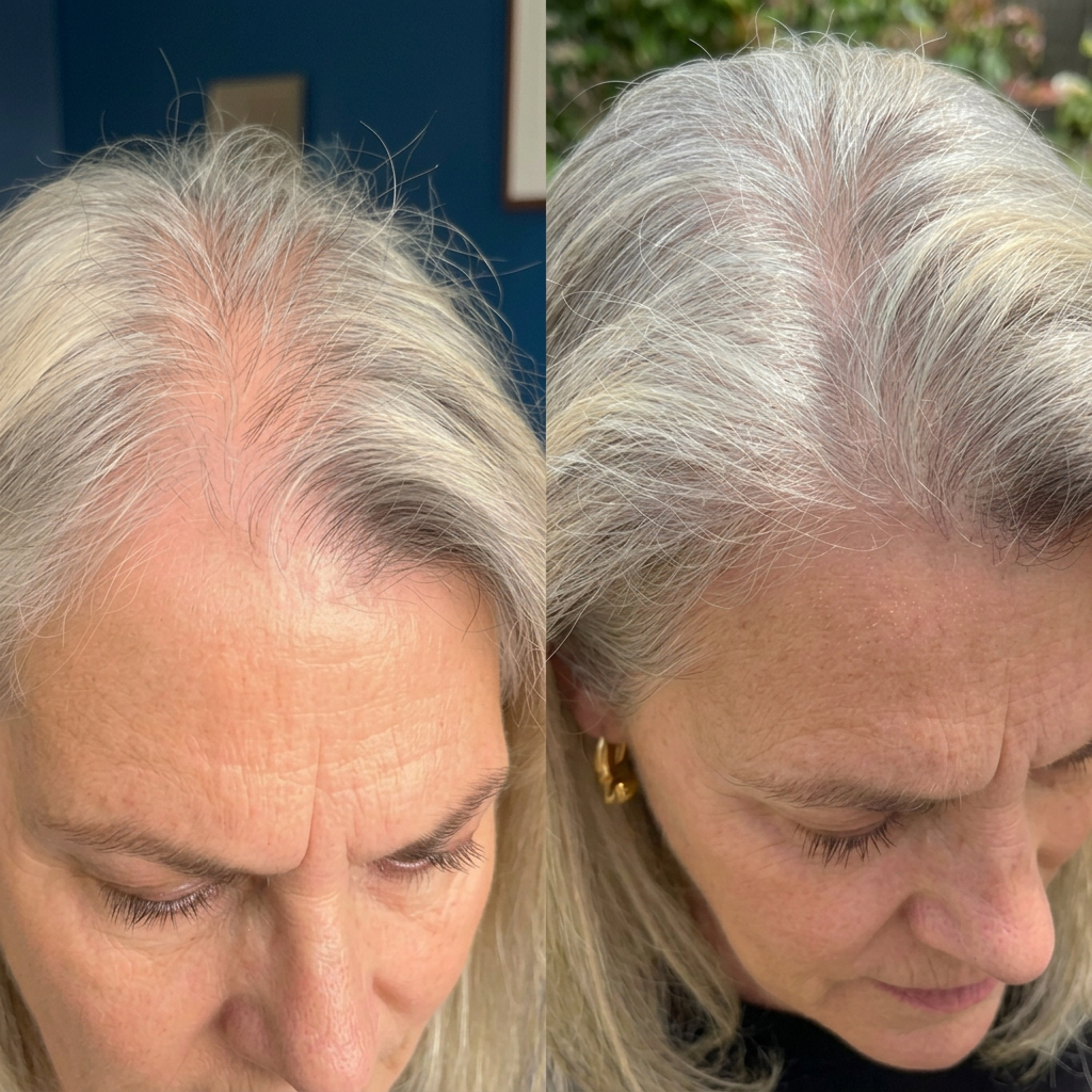 Wellness & Women Facebook ad: Your hair loss isn't aging. It's WORSE.