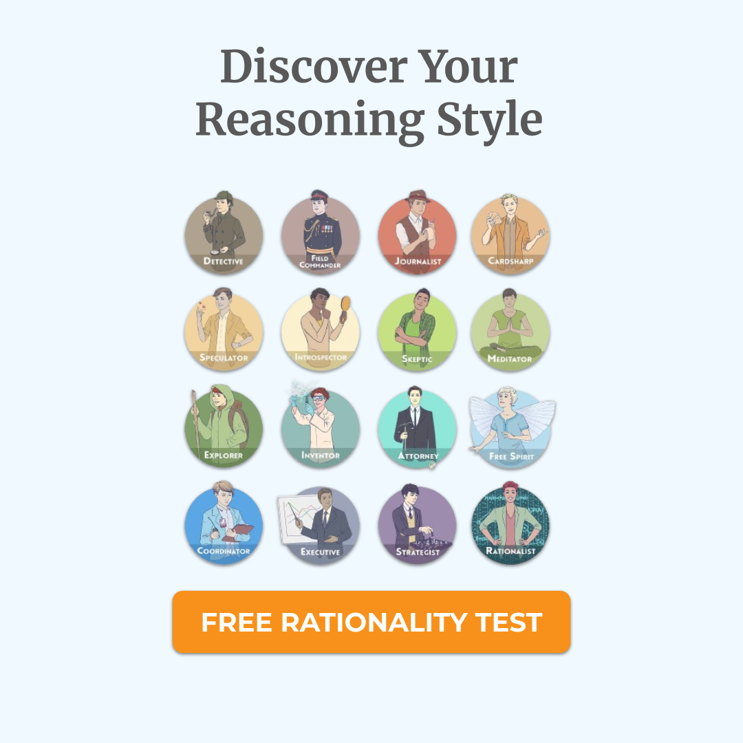 ClearerThinking.org Facebook ad: Your Rationality Score, Explained
