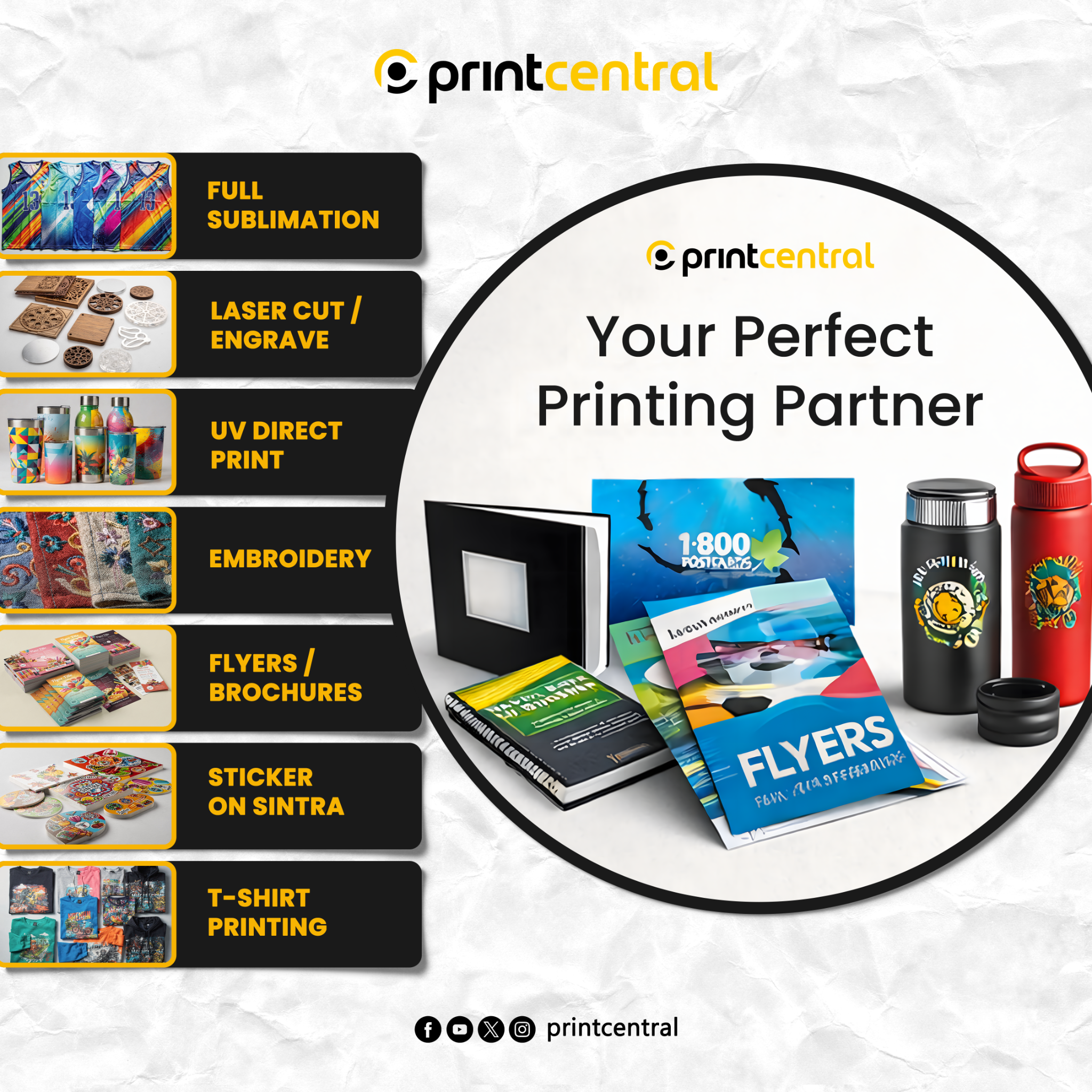Print Central Facebook ad