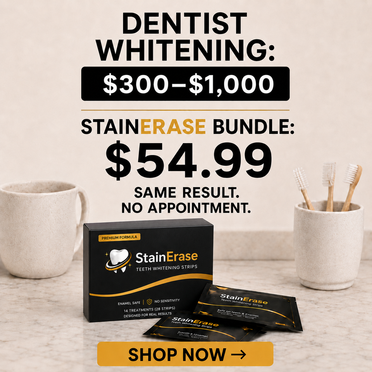 StainErase Facebook ad from May 8, 2026