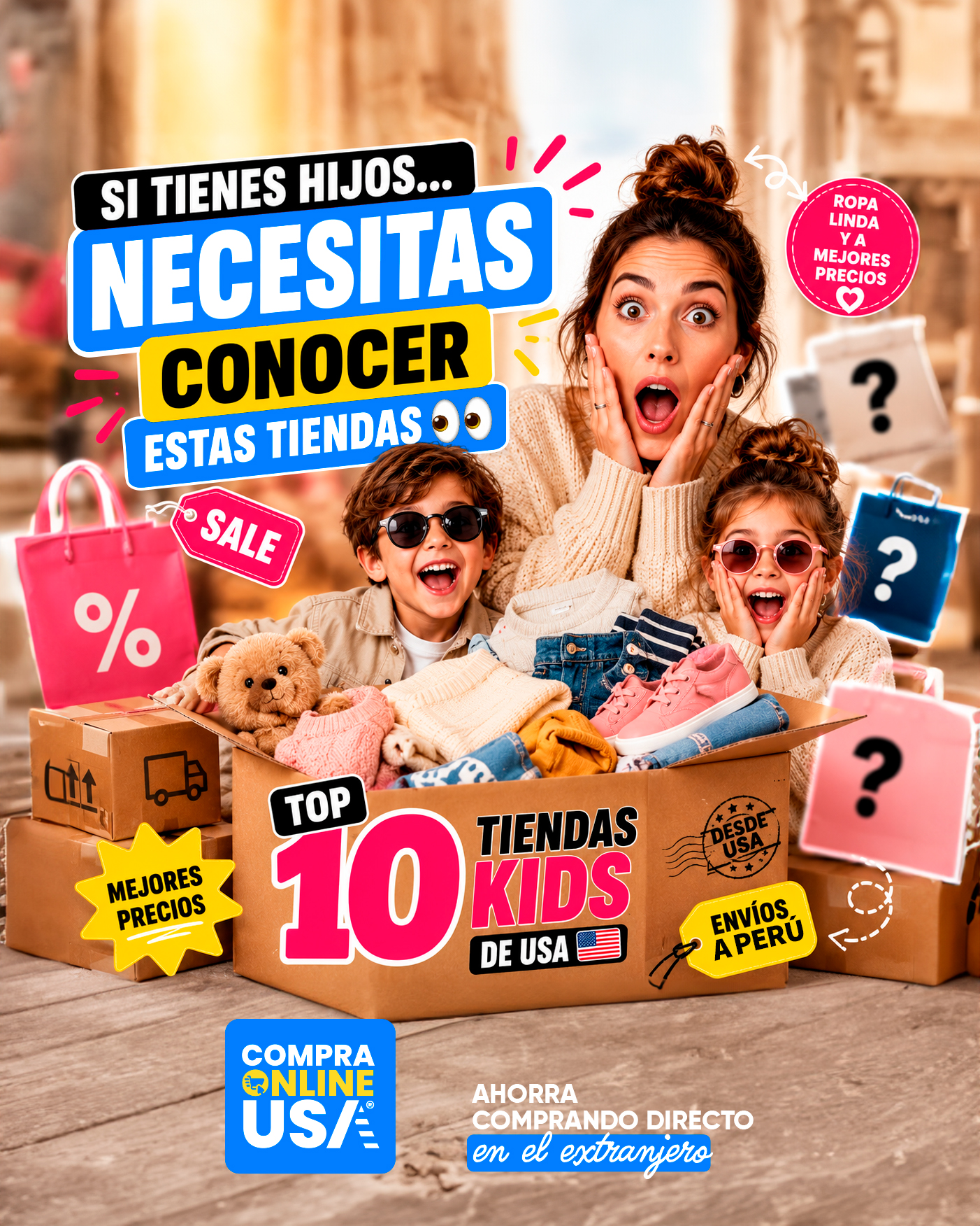Compra Online Usa Facebook ad: Comenta KIDS y descubre tiendas en USA que…