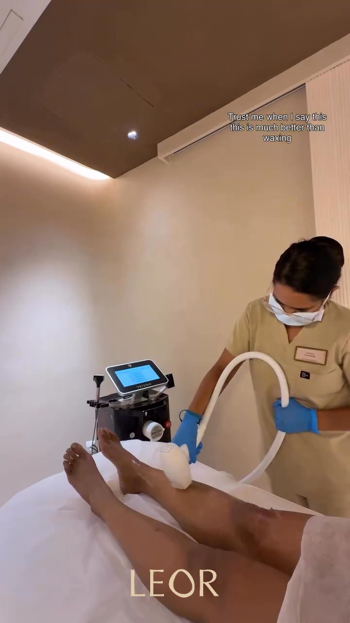 Leor Clinics Facebook ad: Say goodbye to unwanted hair and hello to…