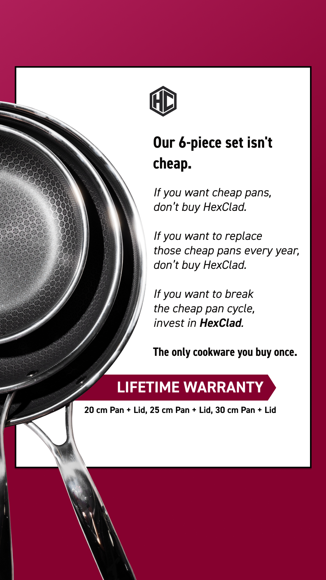 HexClad Facebook ad