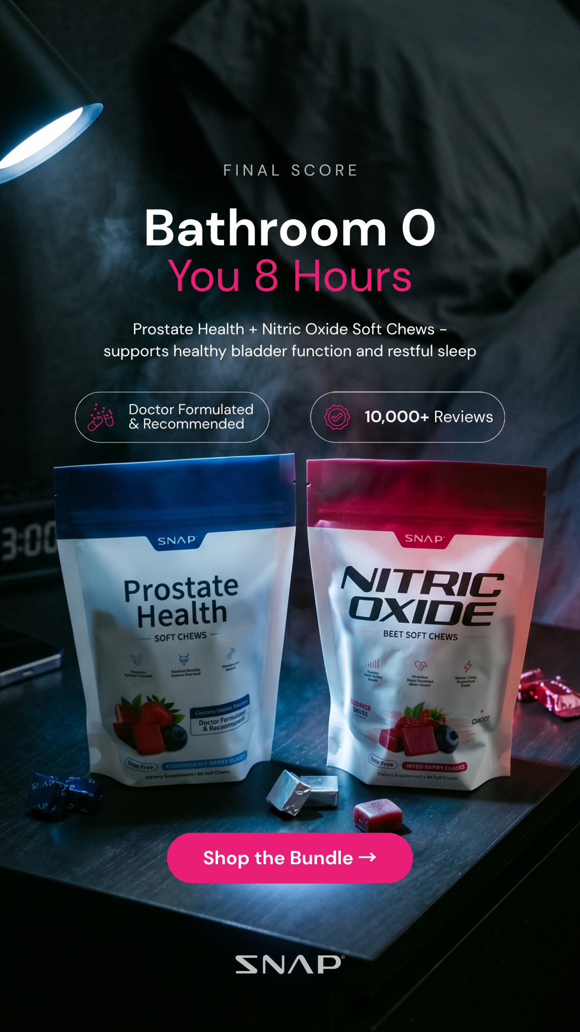 Snap Supplements Facebook ad