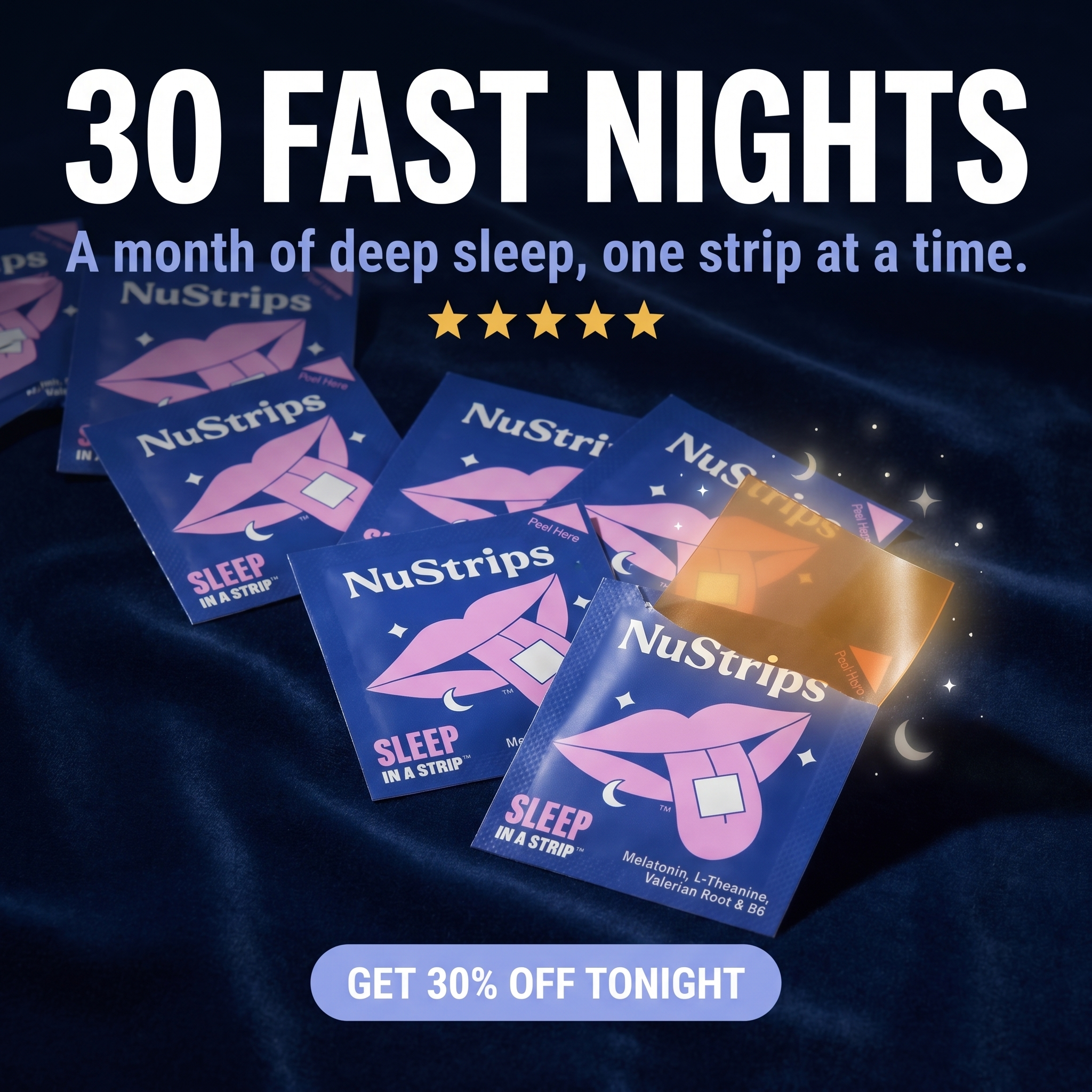 NuStrips Facebook ad