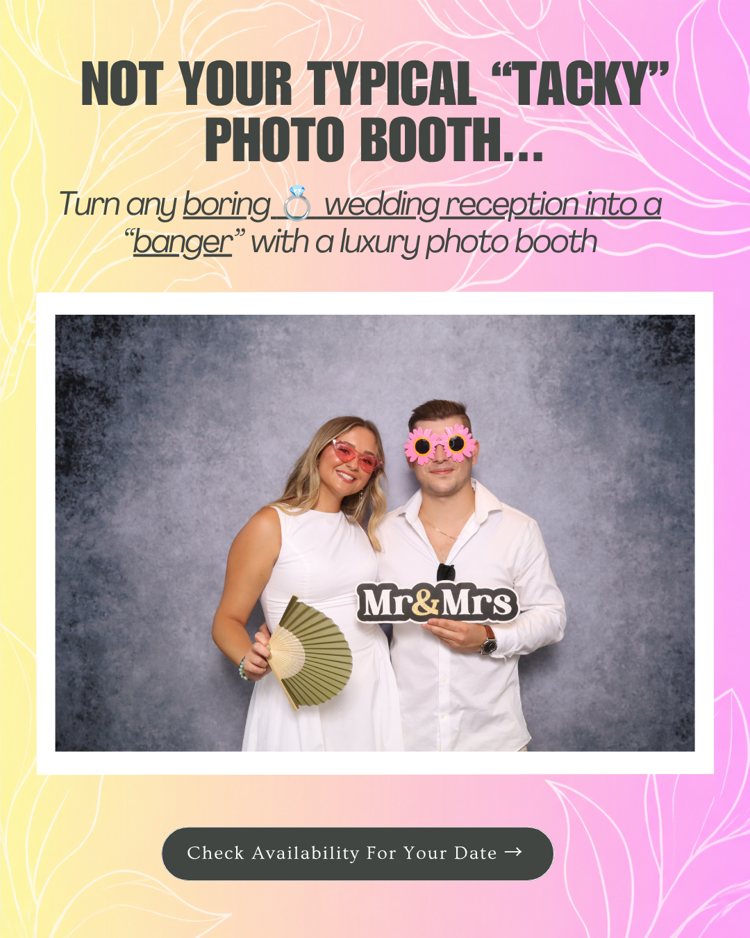 Divine Reflections Photo Booth Company Facebook ad
