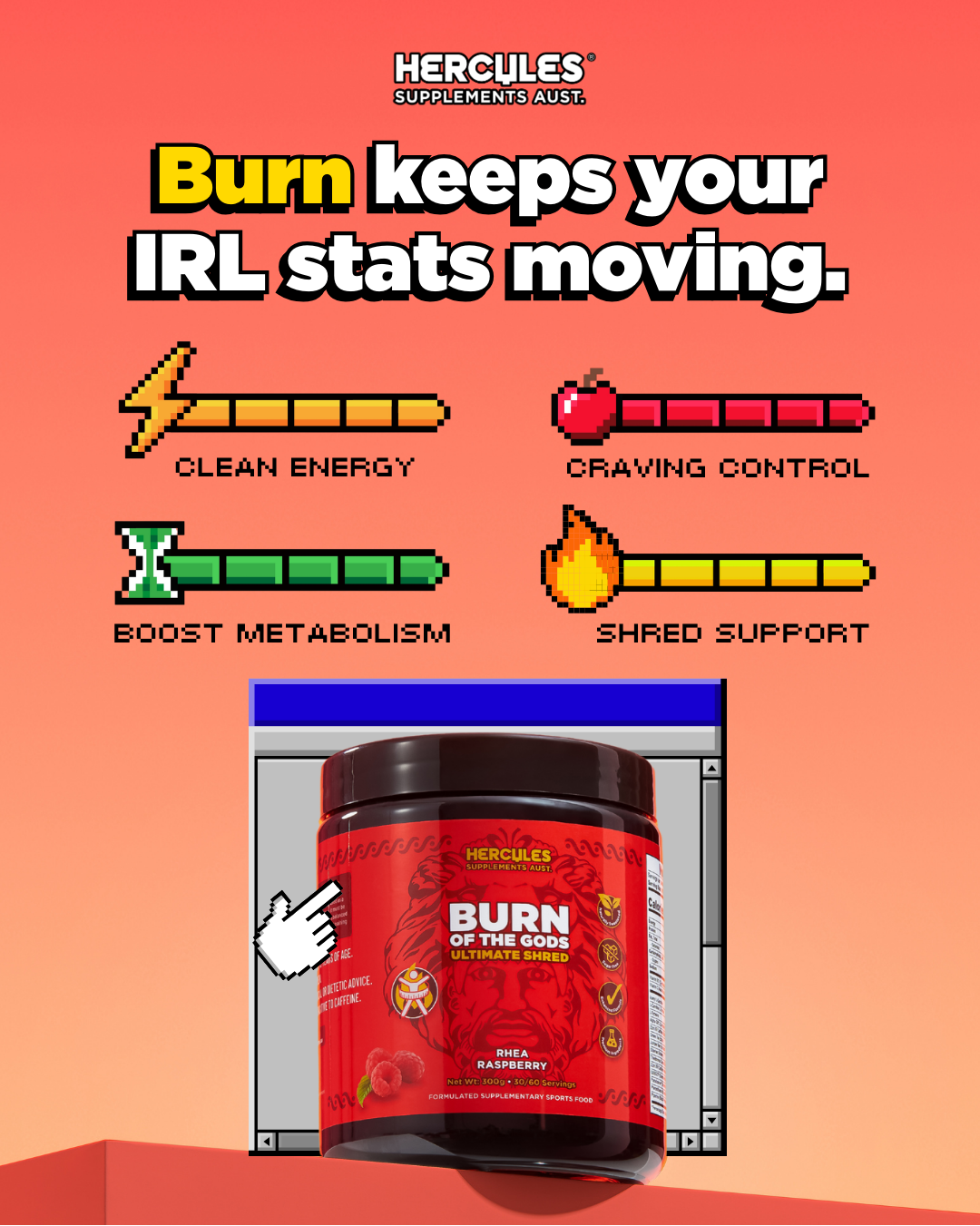 Hercules Supplements Aust Facebook ad