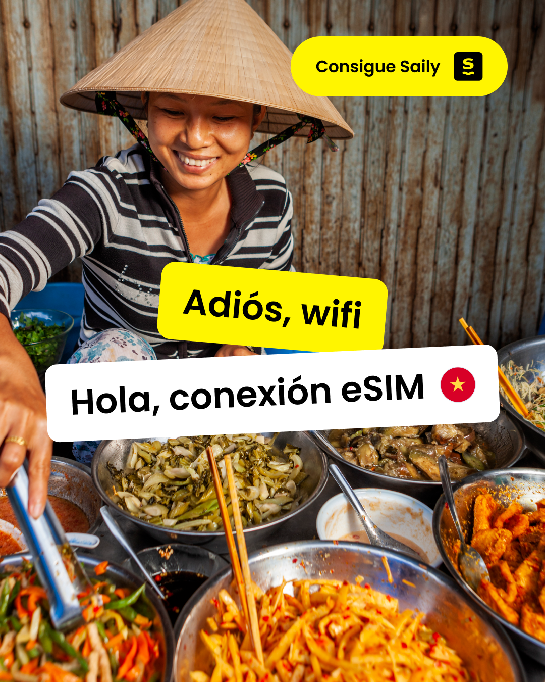 Saily Facebook ad