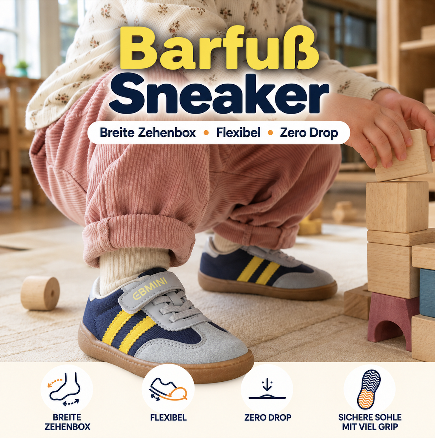 Ebmini - Kinder Barfußschuhe Facebook ad