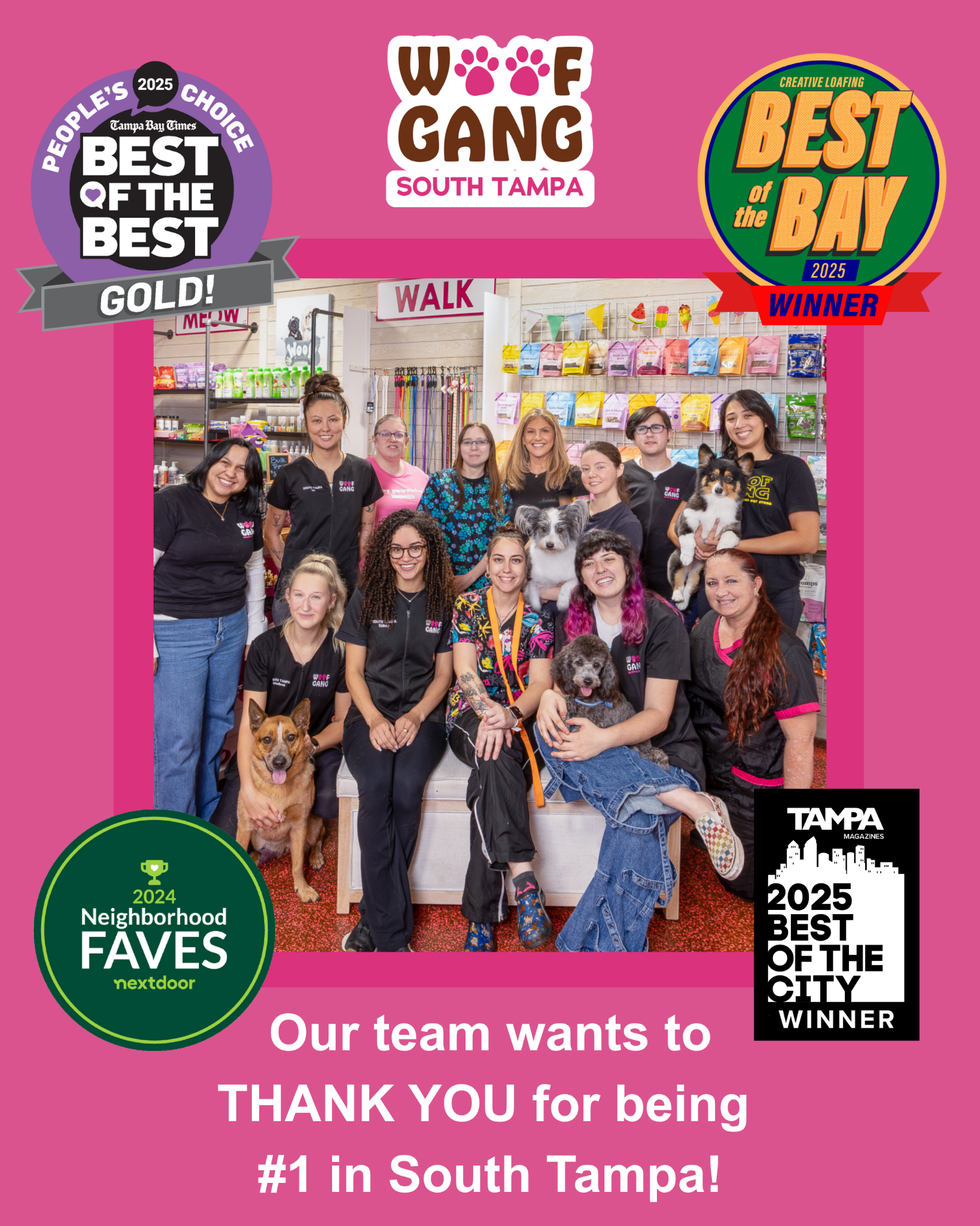 Woof Gang Bakery & Grooming South Tampa Facebook ad