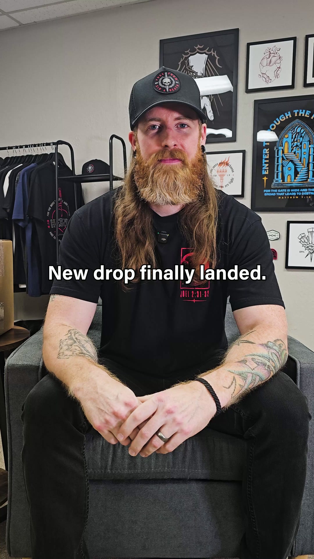 Disciple Threads Facebook ad: Justified by faith. Not performance.