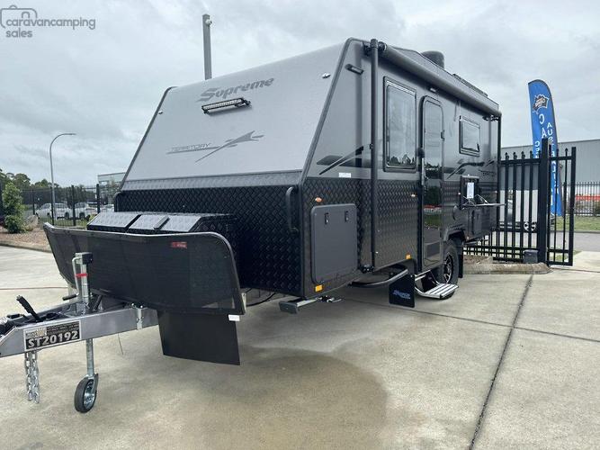 caravancampingsales.com.au Facebook ad: Thinking about a caravan?