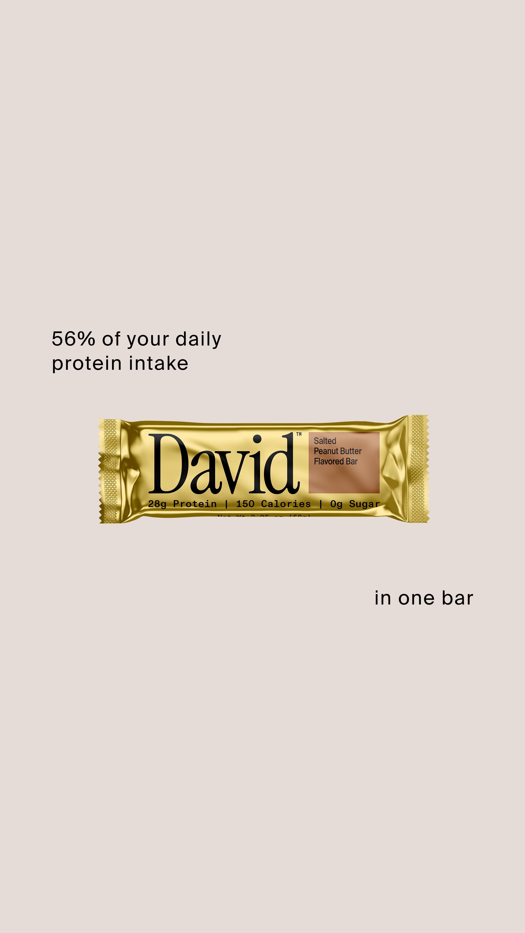 David Protein Facebook ad