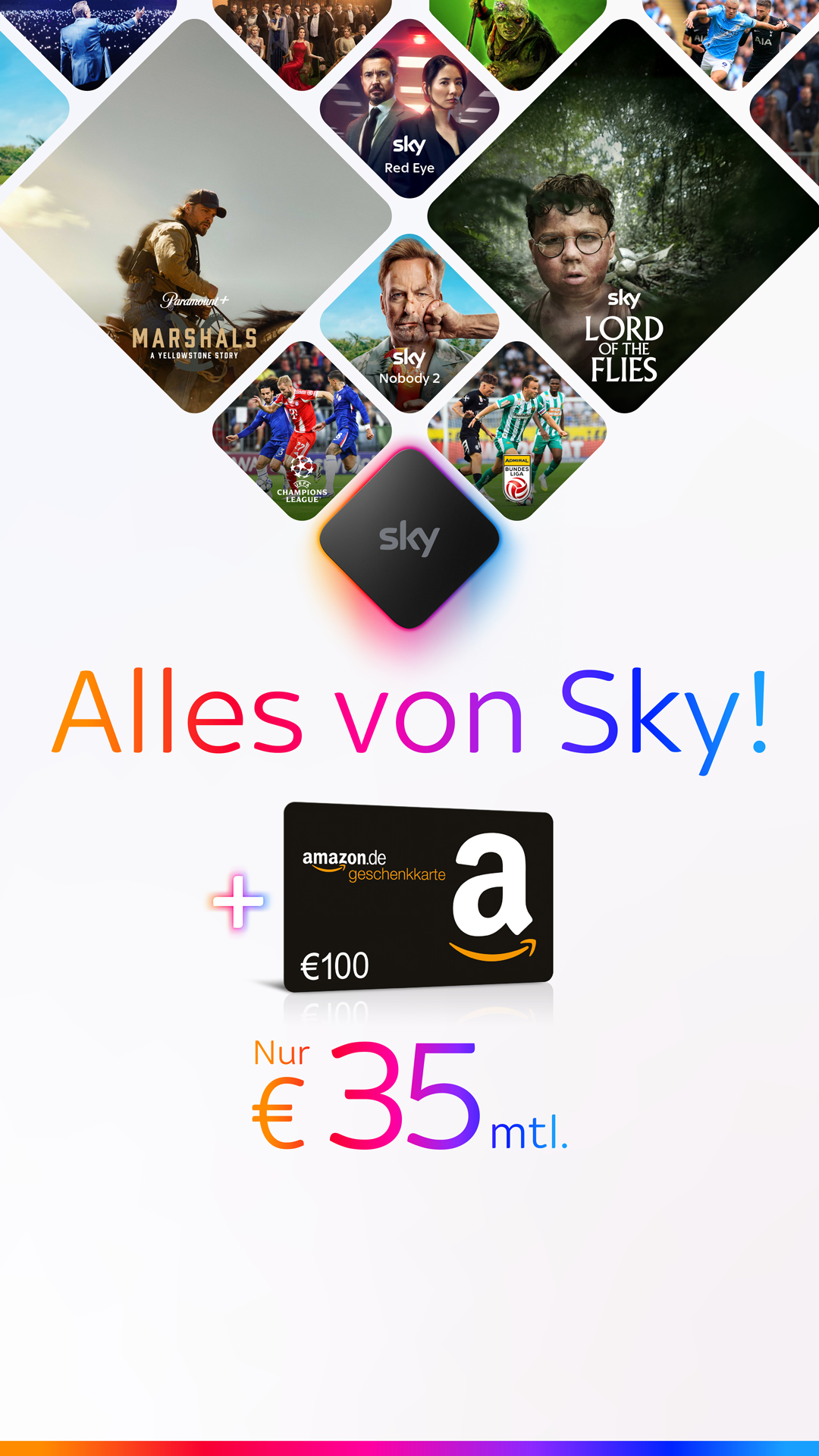 Sky Österreich Facebook ad from Feb 26, 2026