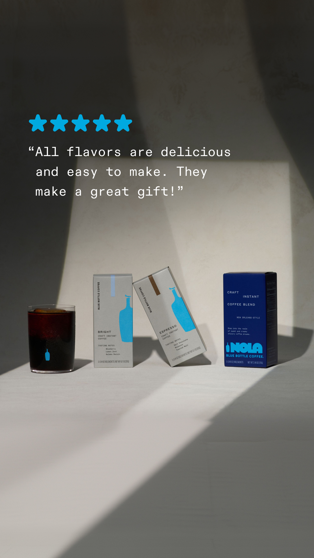 Blue Bottle Coffee Facebook ad