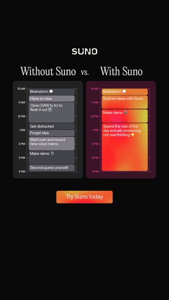 Suno Facebook ad