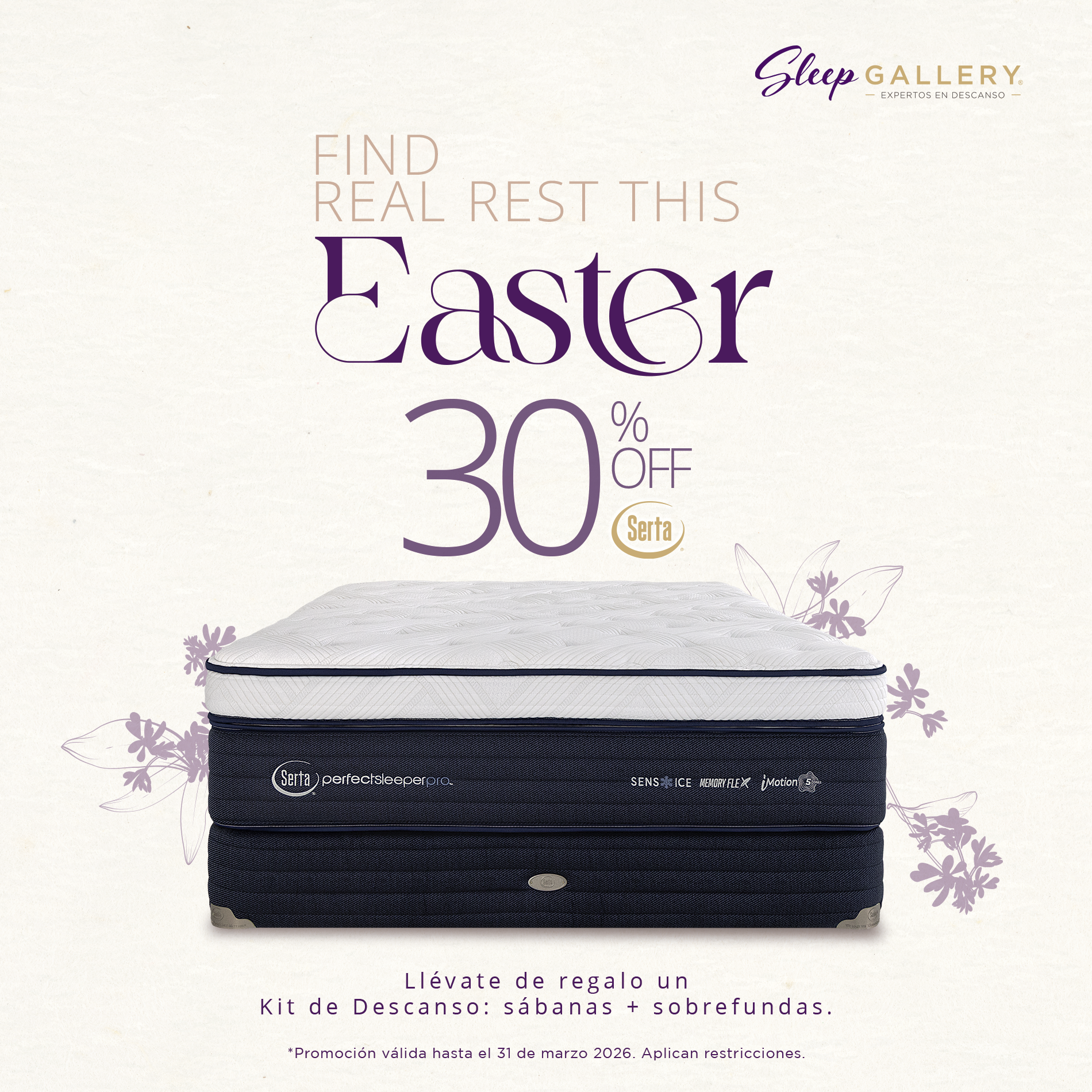 Sleep Gallery CR Facebook ad