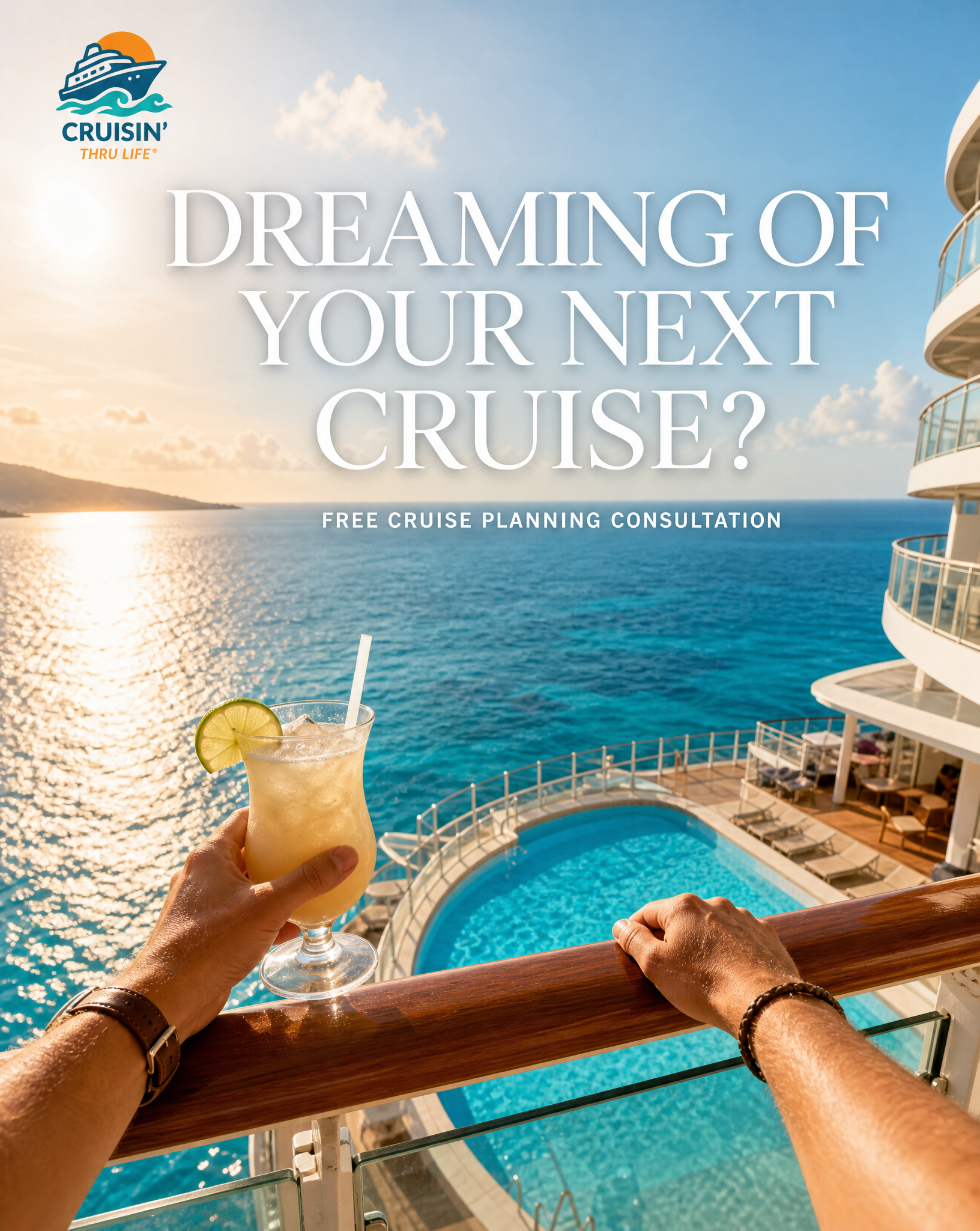 Cruisin' Thru Life Facebook ad: Free Cruise Planning Consultation