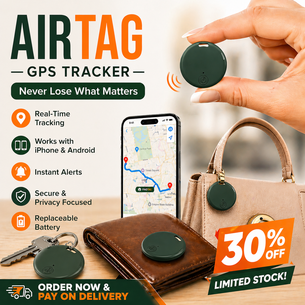 Air Tag Facebook ad
