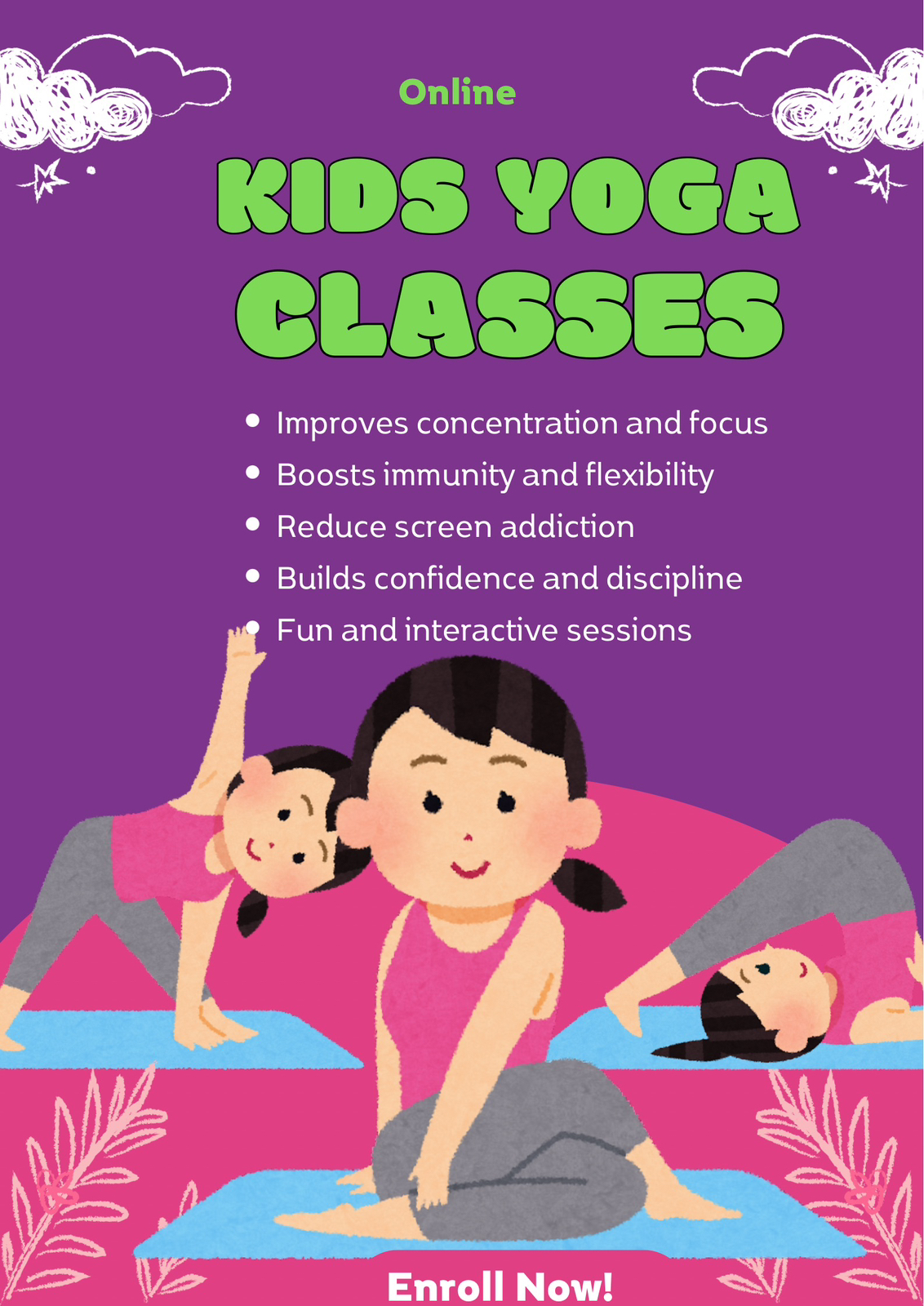 Yoga Doctor Facebook ad: Book your free demo session today!