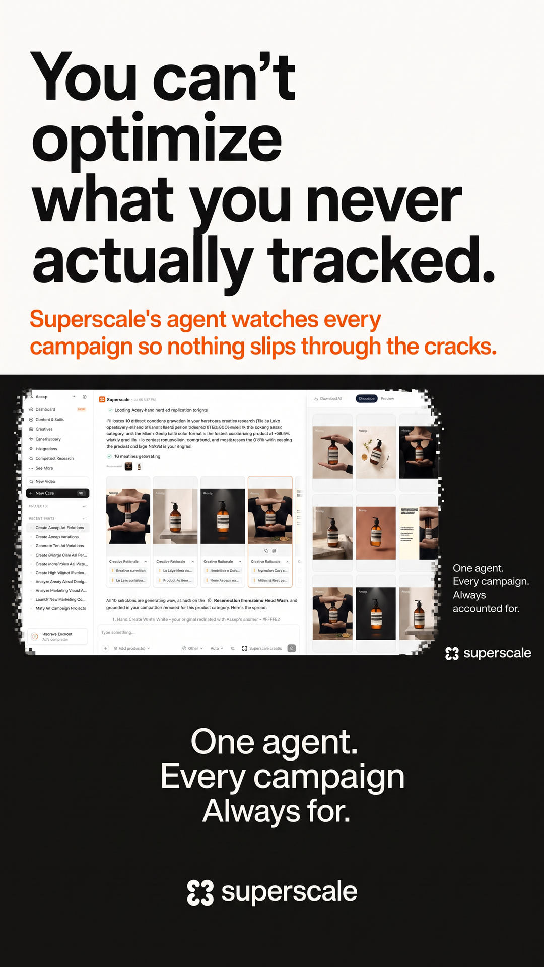 Superscale AI Facebook ad: Meet your AI creative strategist