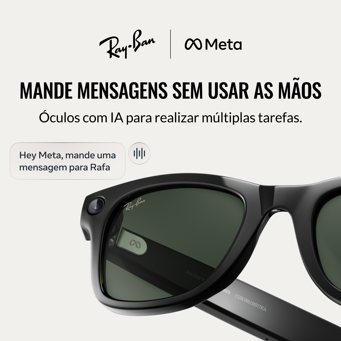 Ray-Ban Meta Facebook ad