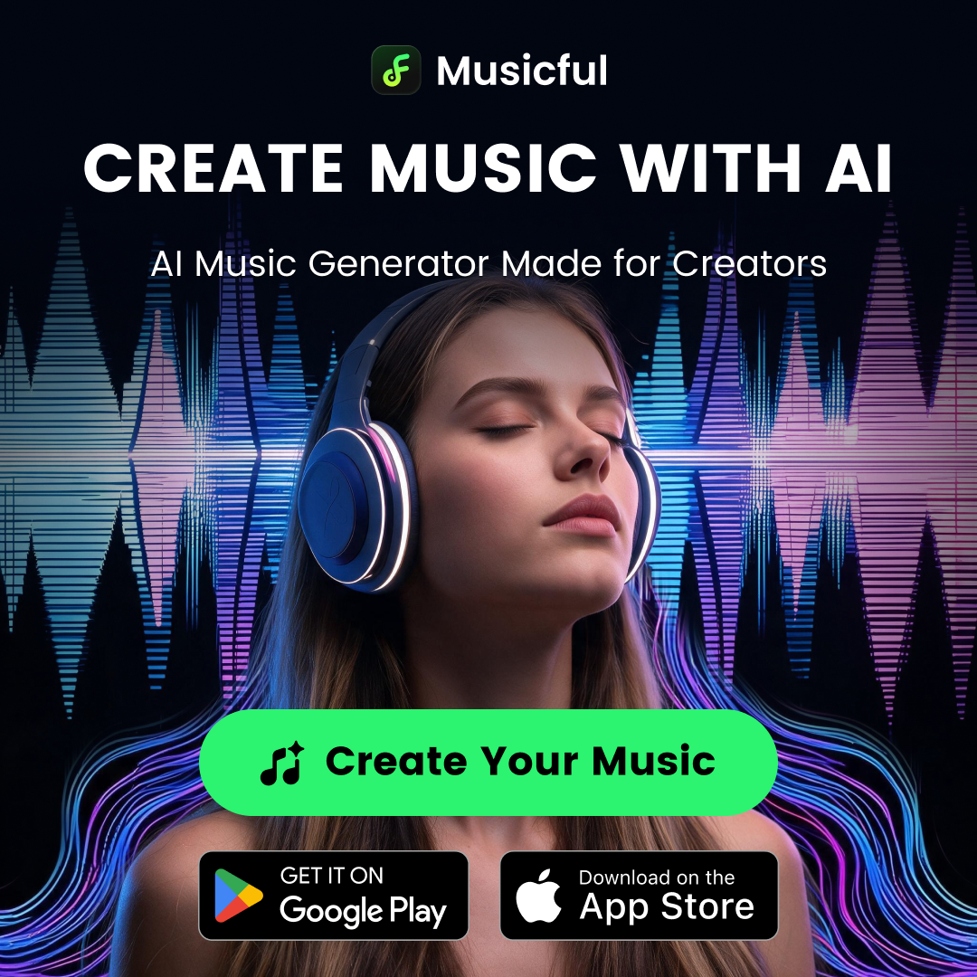 Musicful.AI Facebook ad
