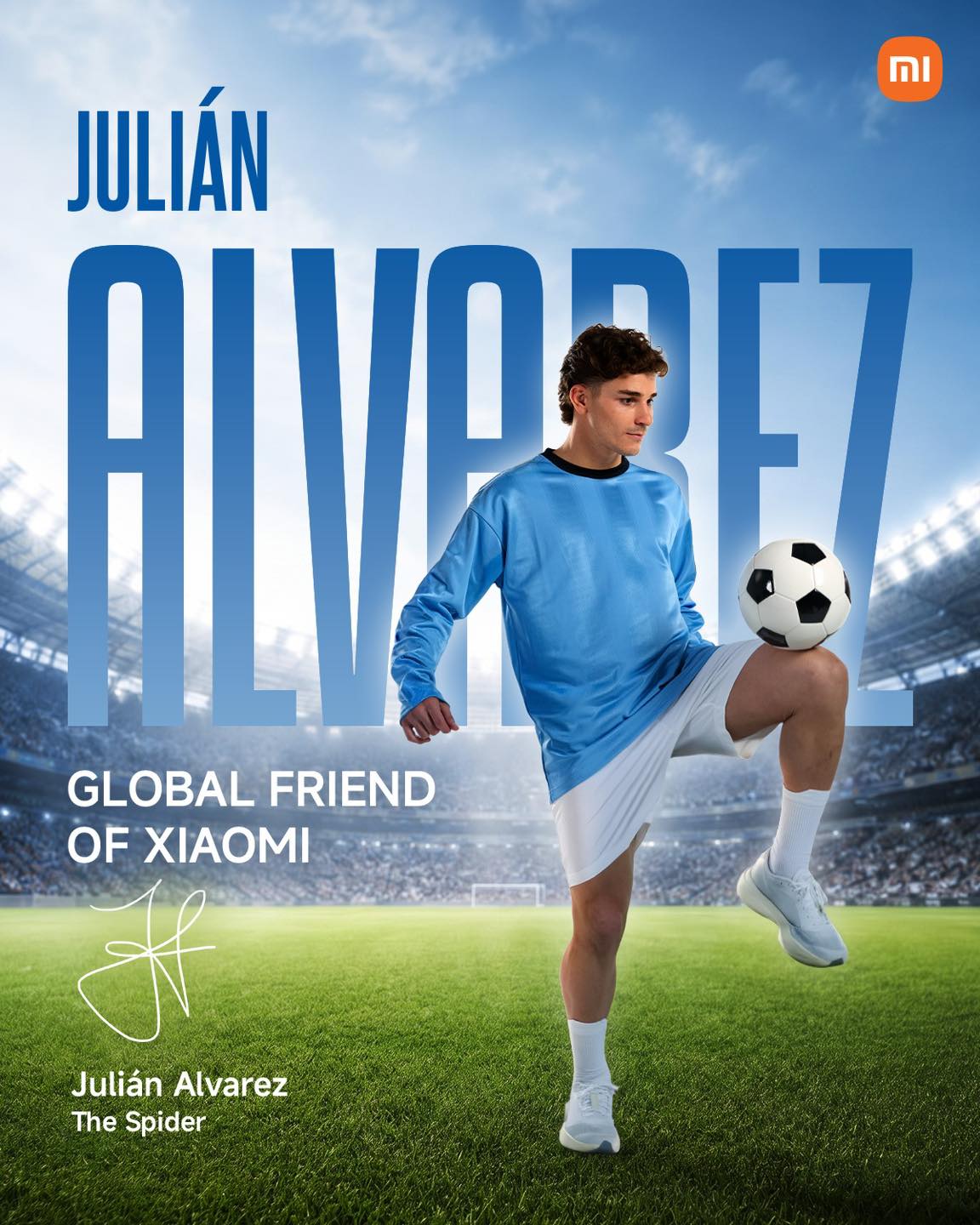 Xiaomi Bangladesh Facebook ad: We're thrilled to announce that Julián Alvarez, The…