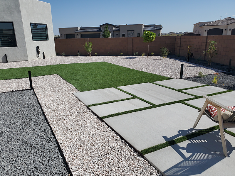 ABQ Landscaping Facebook ad: We are a family-owned business, proudly serving Albuquerque…