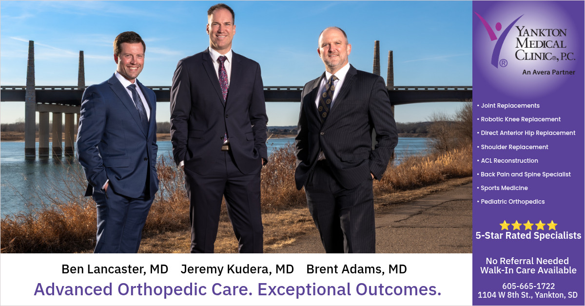 Yankton Medical Clinic, P.C. Facebook ad: Proven Orthopedic Care