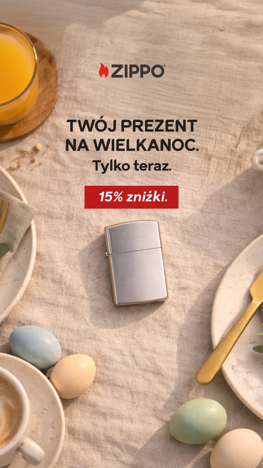 Zippo Europe Facebook ad
