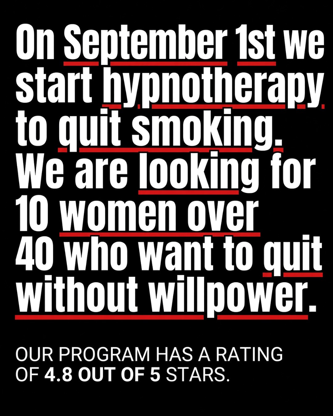 Hypnozio: power of hypnotherapy Facebook ad
