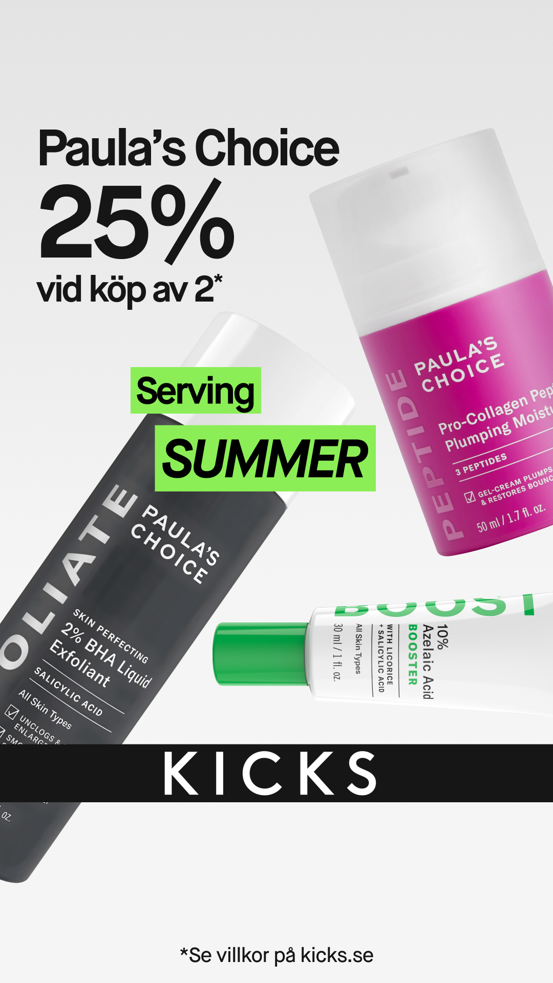 KICKS Facebook ad