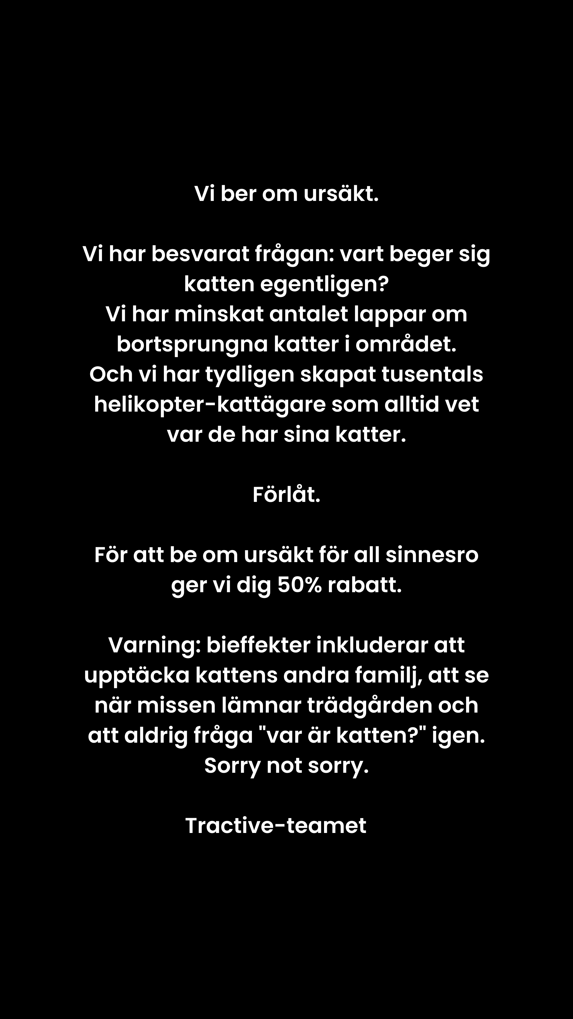 Tractive Facebook ad